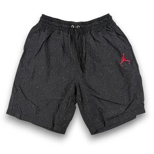 Air Jordan Boardshorts Mens XL Black Speckled Cement Jumpman Swim Trunks